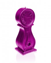 XXL Vintage Clock Candle - Metallic Pink